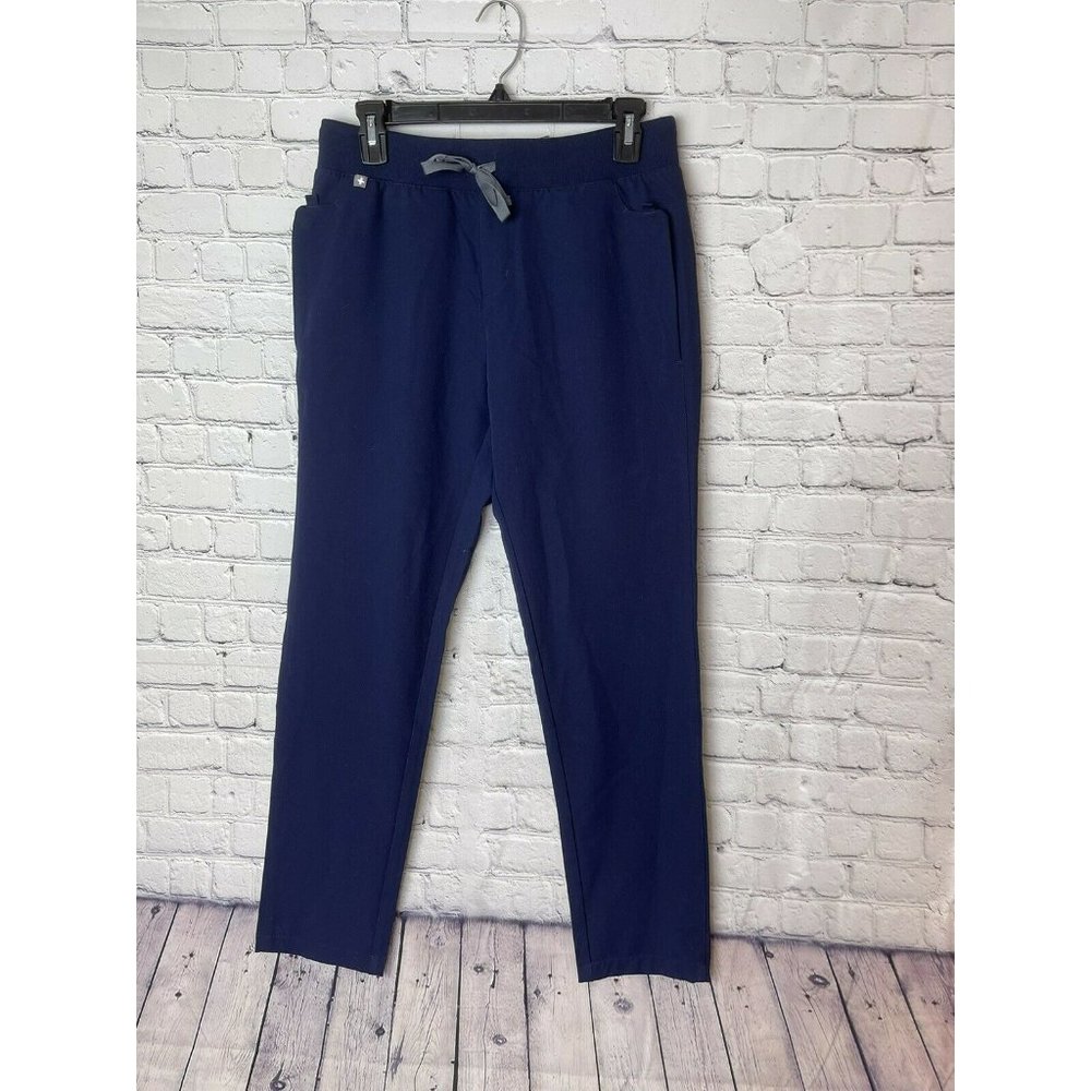 Womens figs scrub castelar pants size small NWOT blue
